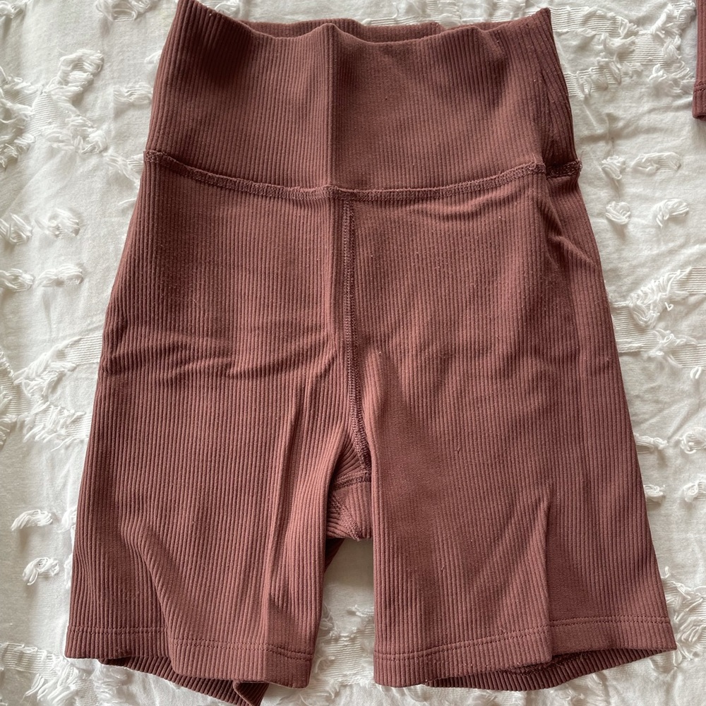 Mauve Biker Shorts